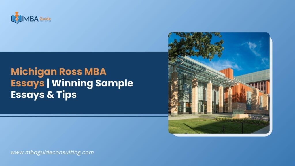 ross mba sample essay