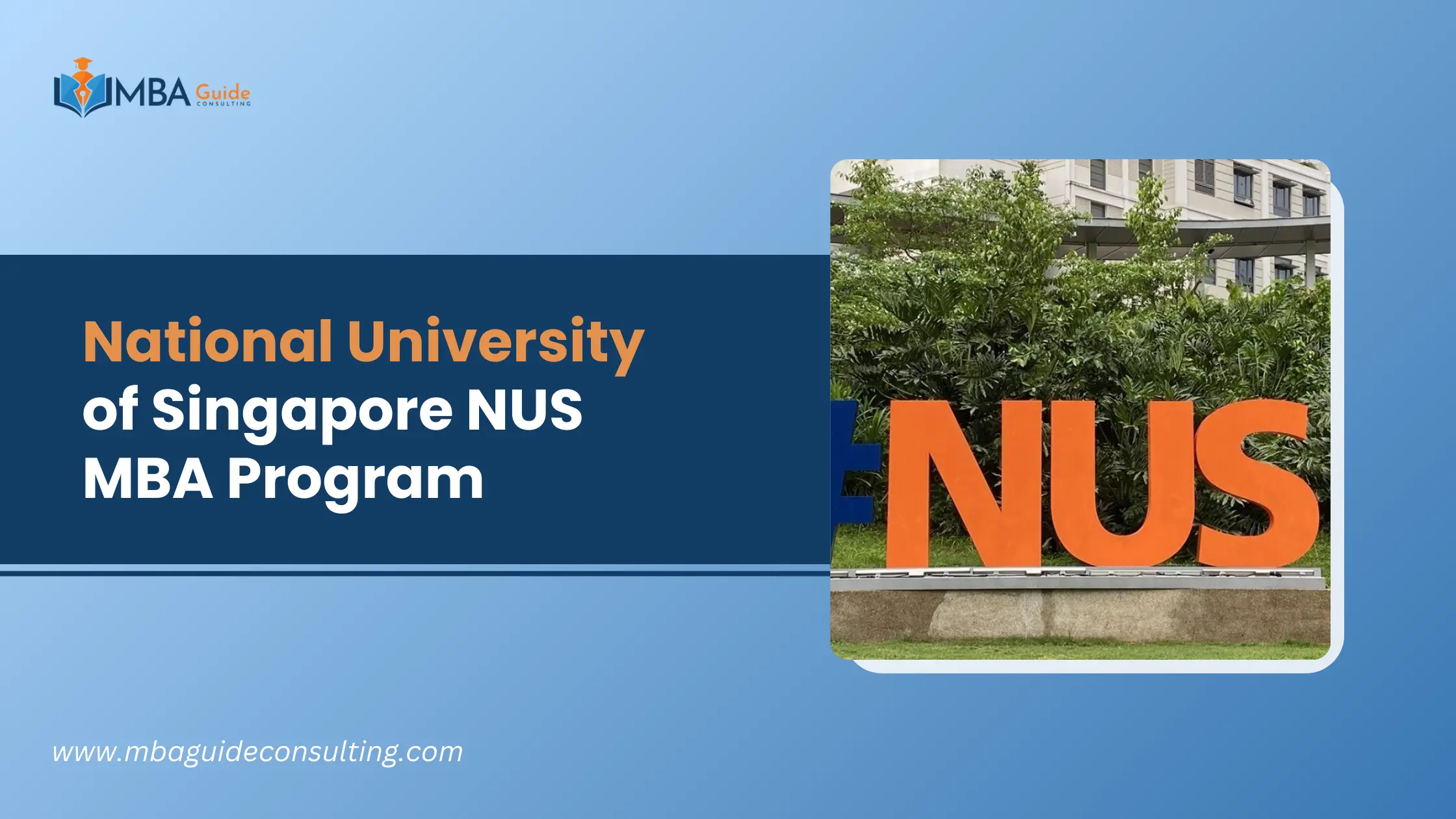 National University of Singapore NUS MBA Program